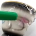 Dragon Ware Japanese Moriage Tutani Set 6 Demitasse Coffee Cup Saucer