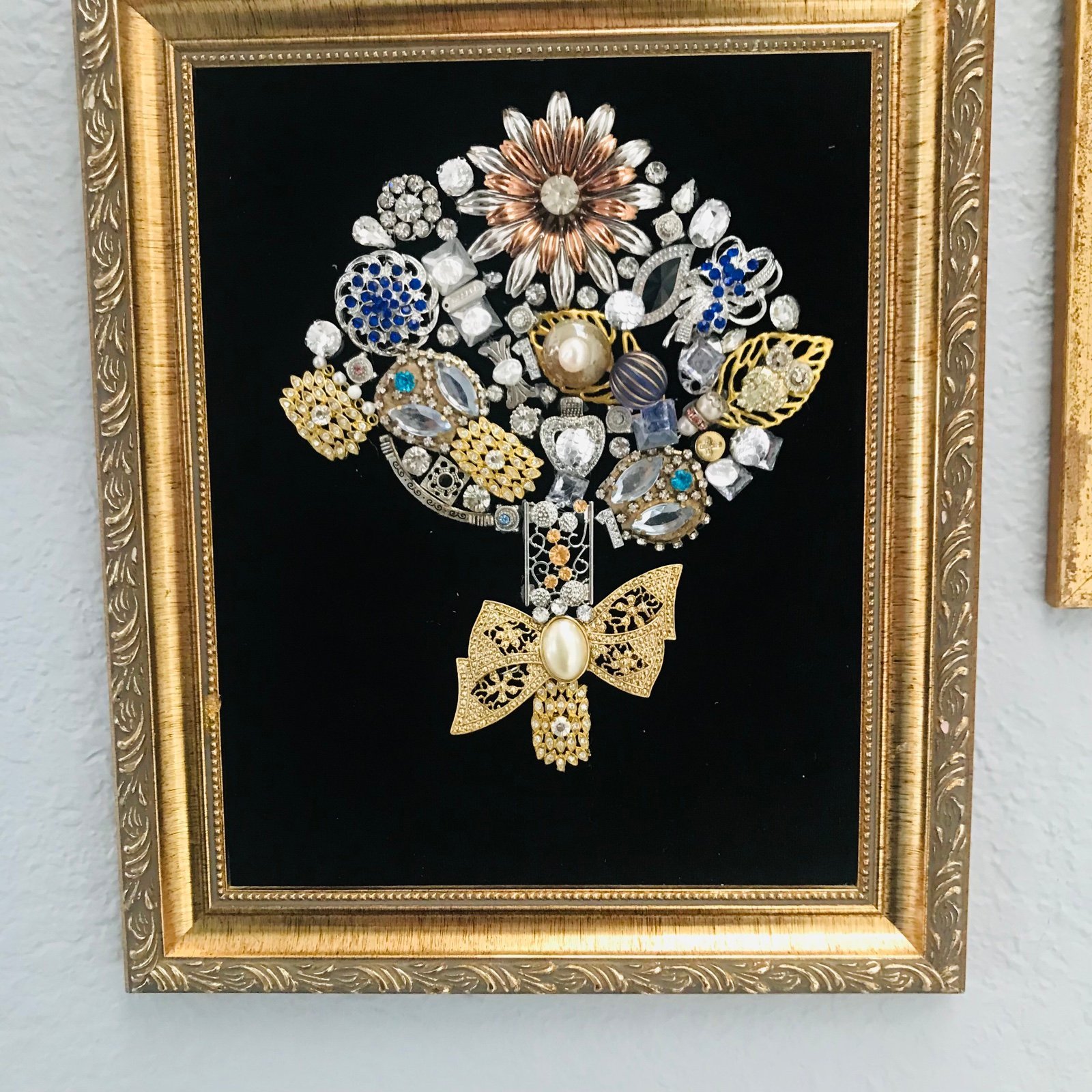 Jeweled art home décor anniversary gift wedding birthday gifts shiny sparkling