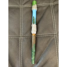 MagiQuest Wand Great Wolf Lodge Forest Tree Green Gem Topper Rare Tested