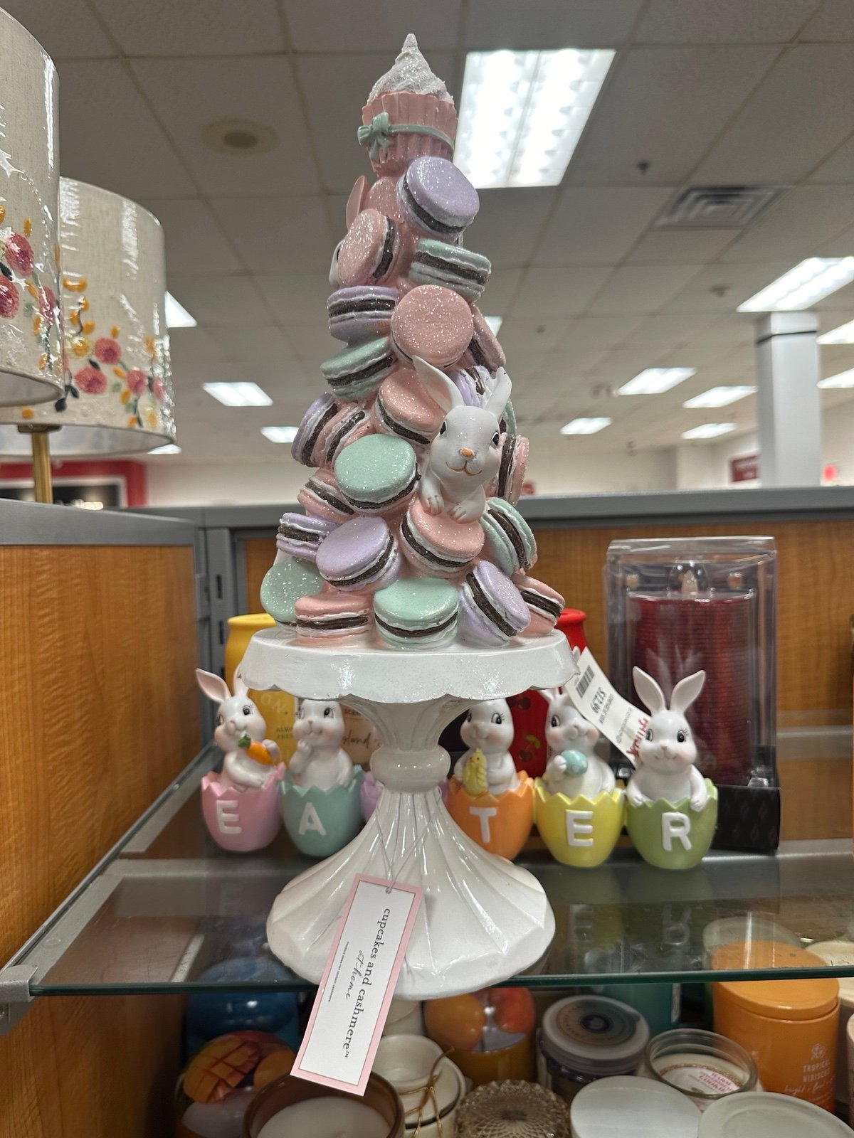 Cupcakes and Cashmere Easter Bunny Macaron Tree Stand