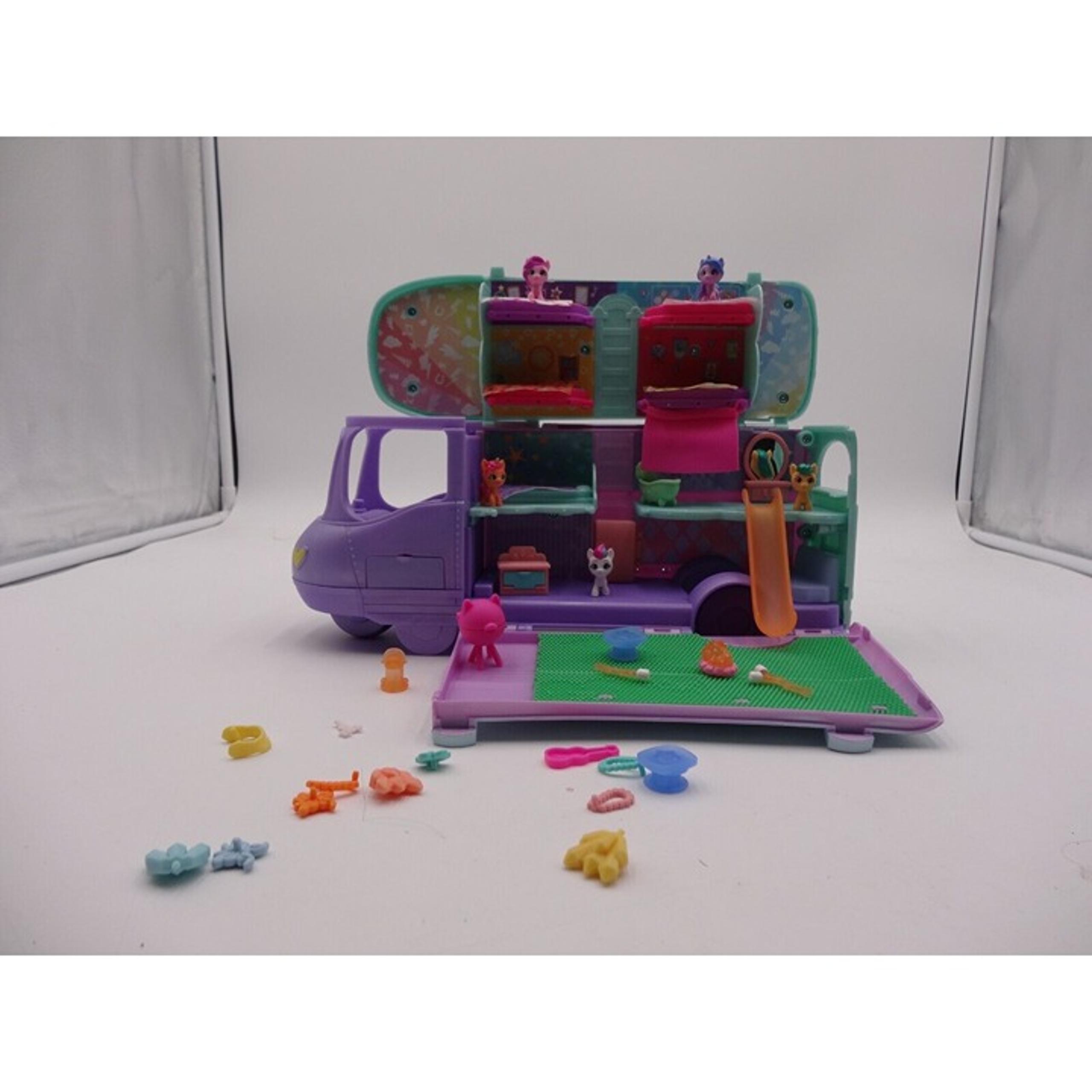 My Little Pony Playset Mini World Magic Mare Stream Buildable Camper Van MLP