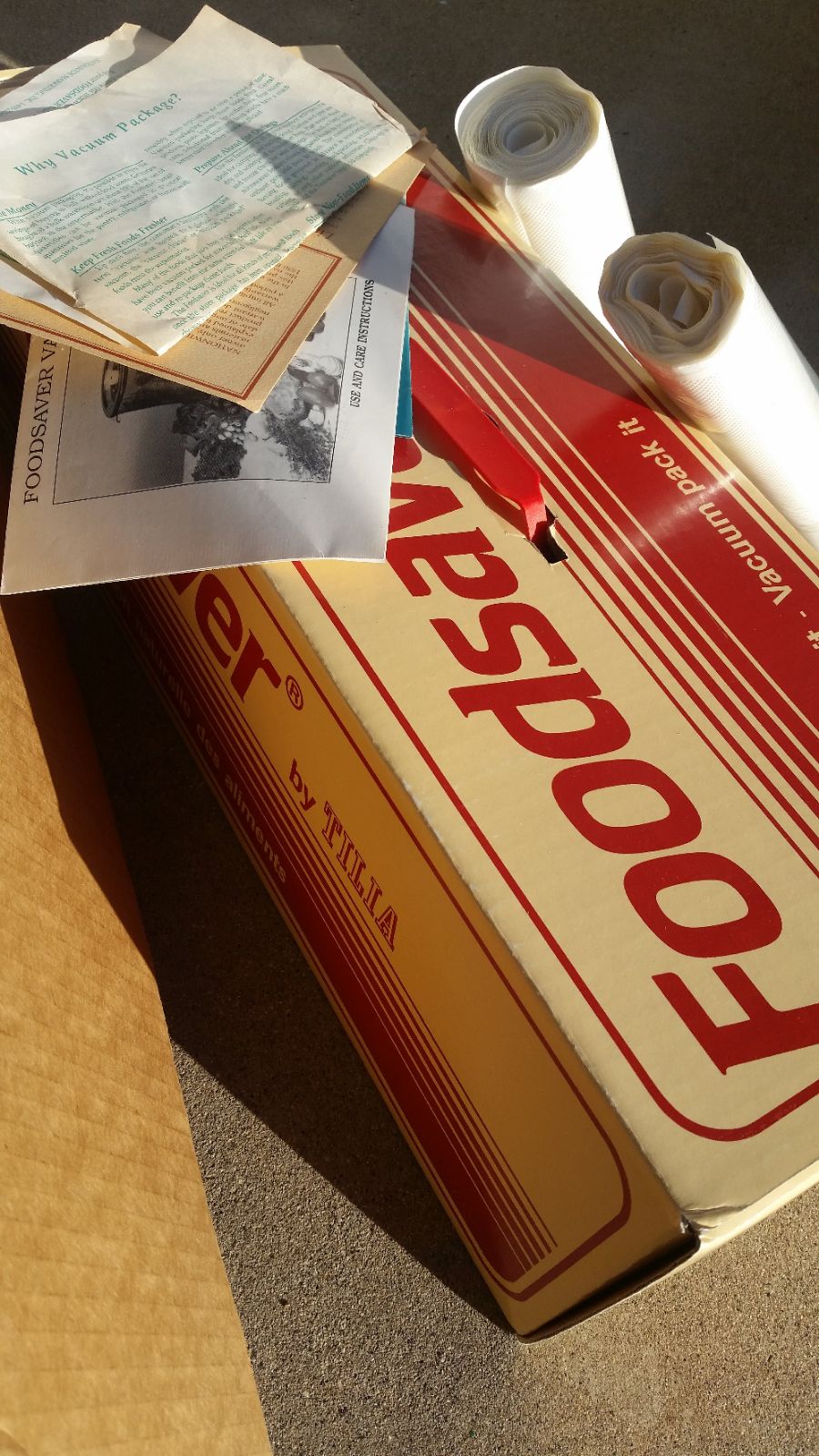 Food Saver Vacuum Sealer Mid 80s New In Box