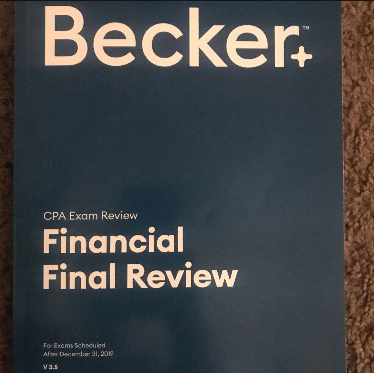 Becker 2020 review course And 2019 Final