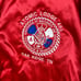 Vintage King Louie Jacket Size XL Red Satin Bomber Atomic Lodge Oak Ridge TN 90s