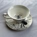 Halloween spiderweb tea cup