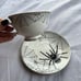 Halloween spiderweb tea cup
