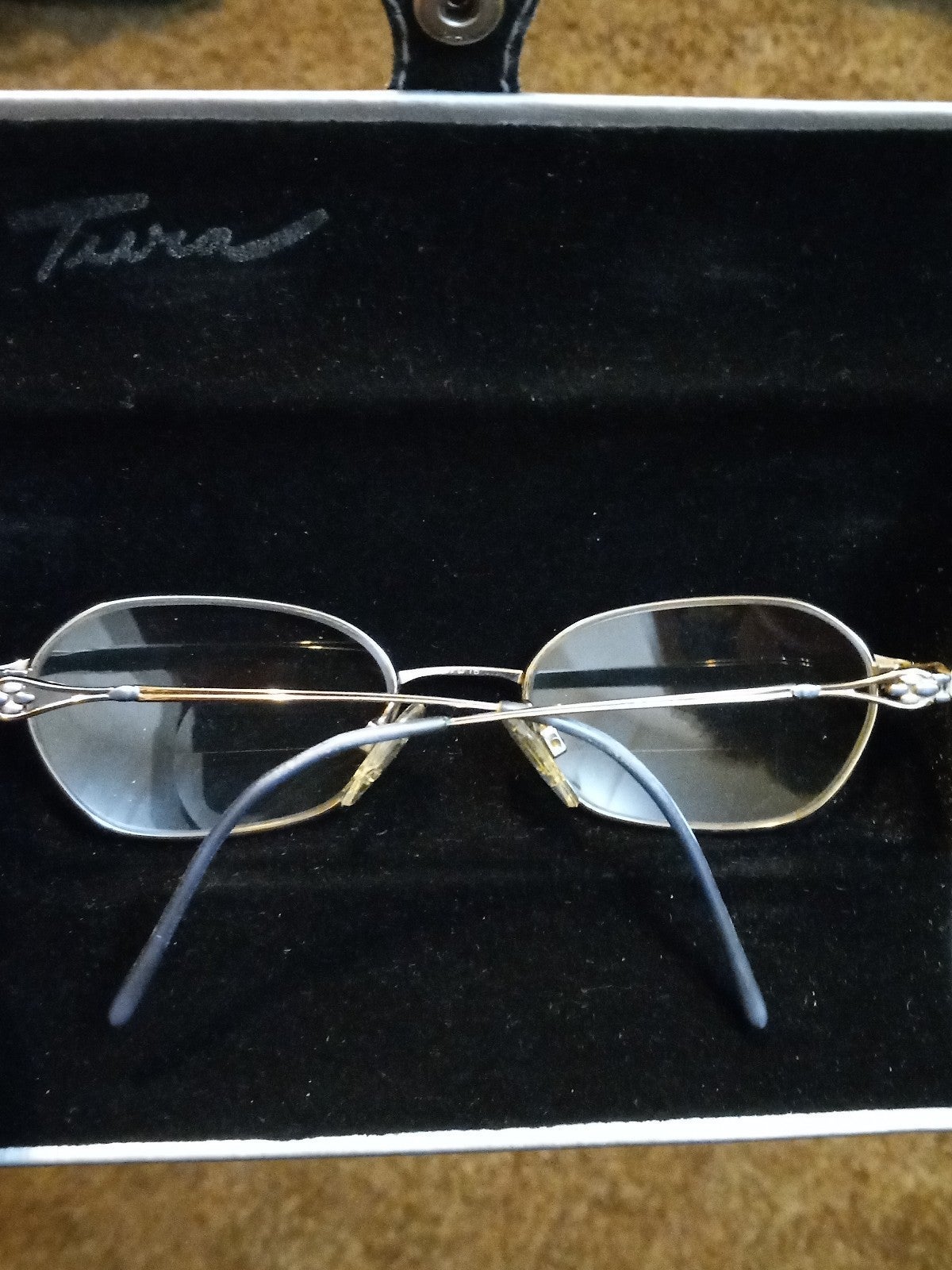 Tura glasses new without tags original glass case