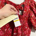 BAND OF THE FREE JOELLE CRIMSON FLORAL SMOCKED TOP
