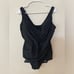 Miraclesuit 697880 black white polka dot one piece swimsuit 18W plus