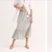 FREE PEOPLE mellow acid wash midi skirt