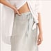 FREE PEOPLE mellow acid wash midi skirt