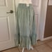 FREE PEOPLE mellow acid wash midi skirt