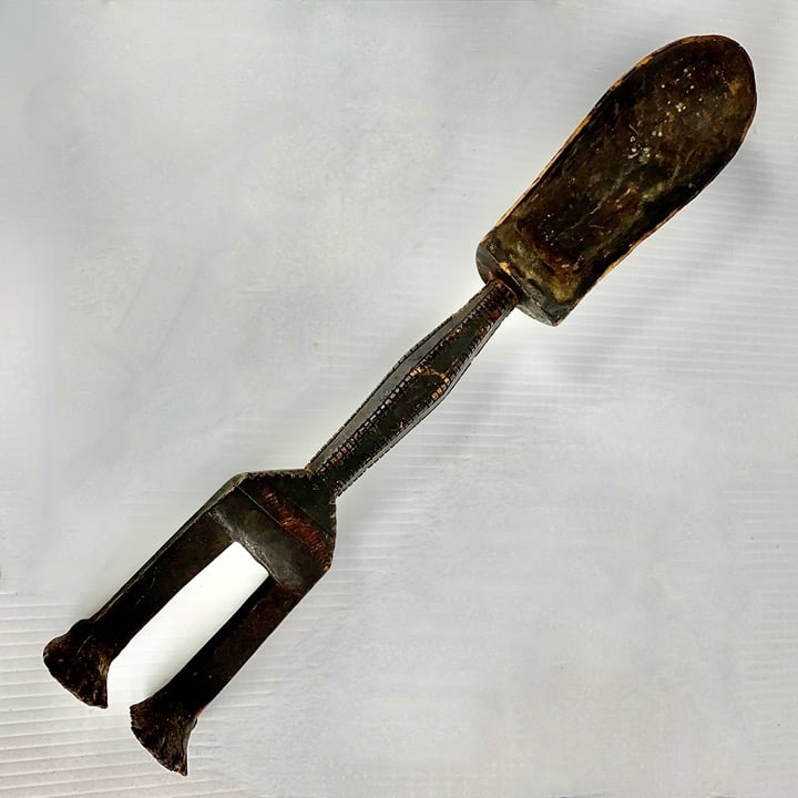 Vintage African Tribal Figural Scoop or Spoon Wooden Hand Carved Wallhanging