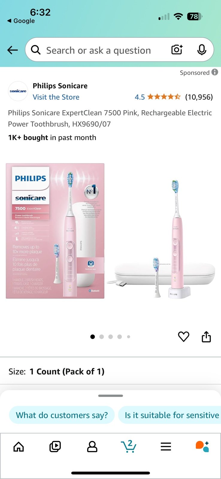 Sonicare Electric Tooth Brush