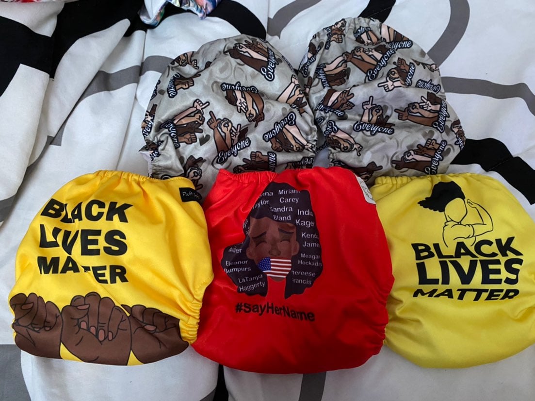 Black Lives Matter Cloth Diapers