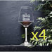 Crush Cancer Wine Glasses x4 Premium 12 Oz Personalize Hope Gift Inspiration NEW