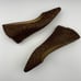 Simply Soles Calf Hair Spotted Animal Print Wedge Pump Brown Size 8.5