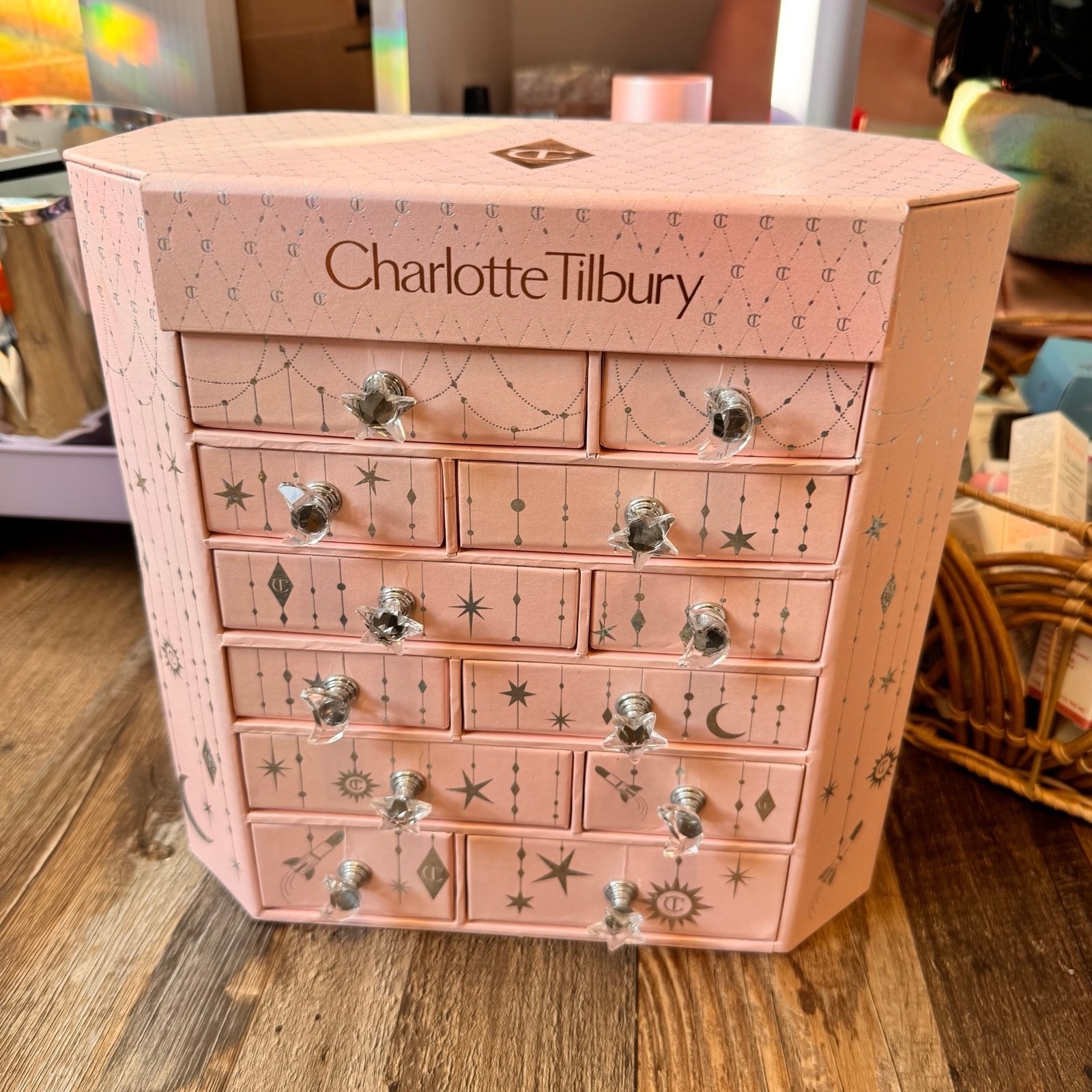 Charlotte Tilbury lucky chest of beauty secrets makeup box/ advent calender