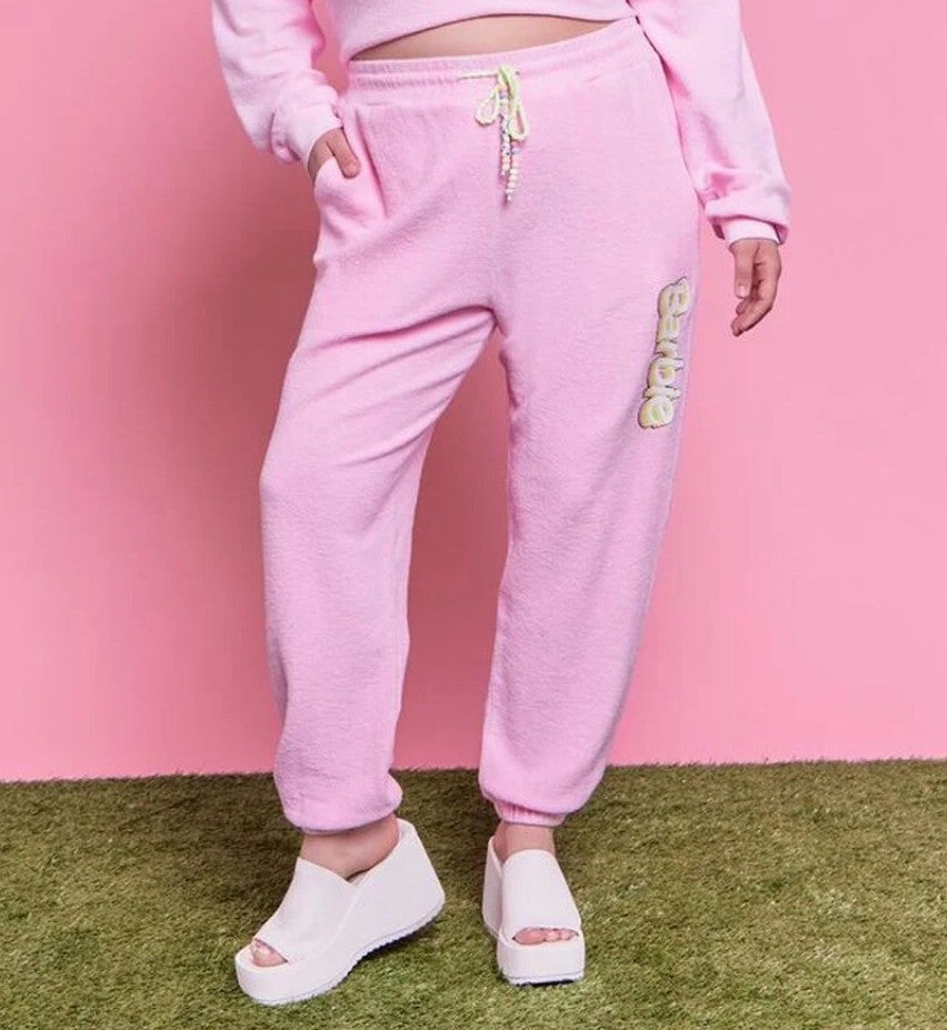 Pink Barbie™ Graphic Joggers Pants Loungewear Forever 21 Exclusive Plus size X0