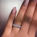 FULL ETERNITY 925 STERLING SILVER DIAMOND RING