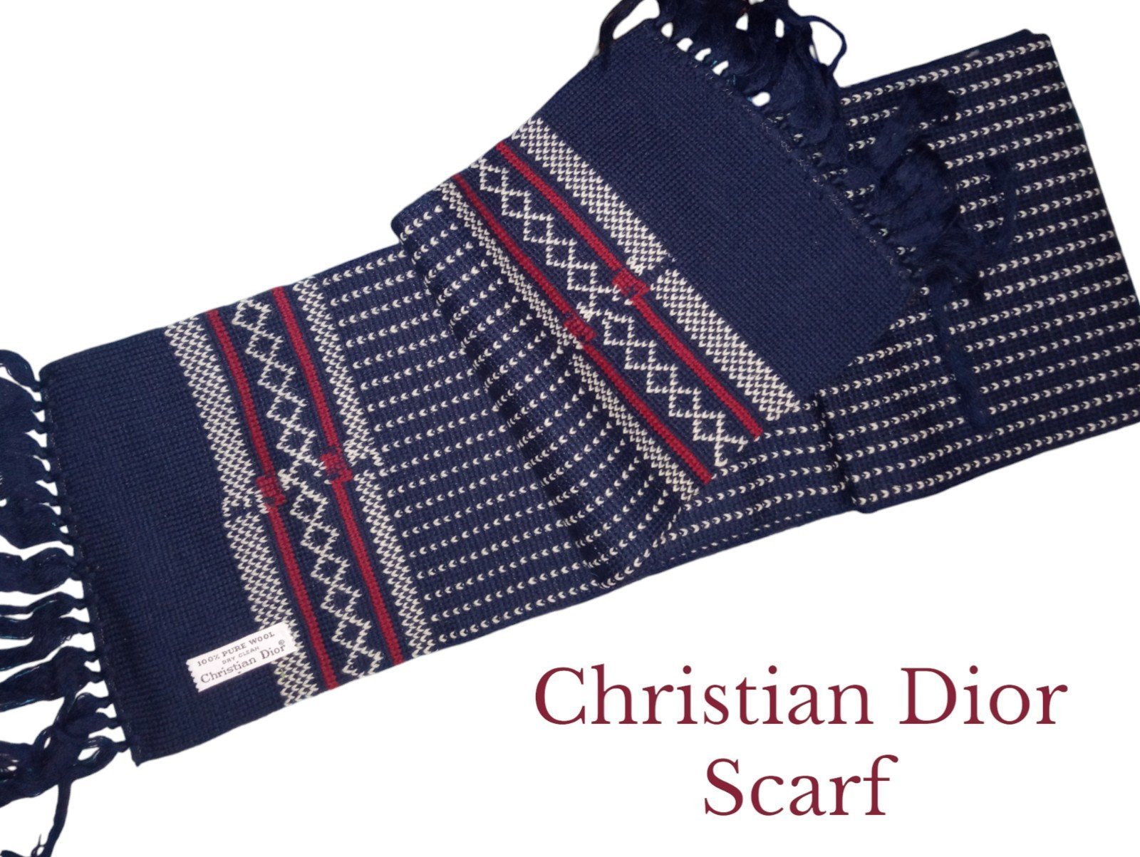Christian Dior Wool Scarf