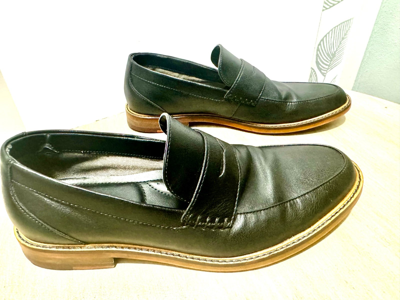 Seven 91 Mens Oxford Black Shoes size 8