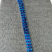 Blue rhinestone bracelet