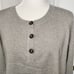 WAYF Kerry Henley Sweater In Heather Grey Medium