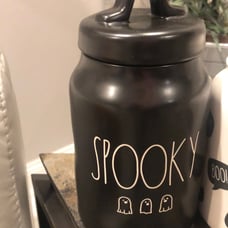 Rae Dunn SPOOKY & BOO canisters