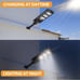 300W Solar Lights Outdoor Motion Sensor,Dusk to Dawn Solar Street Light Outdoor