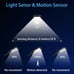 300W Solar Lights Outdoor Motion Sensor,Dusk to Dawn Solar Street Light Outdoor
