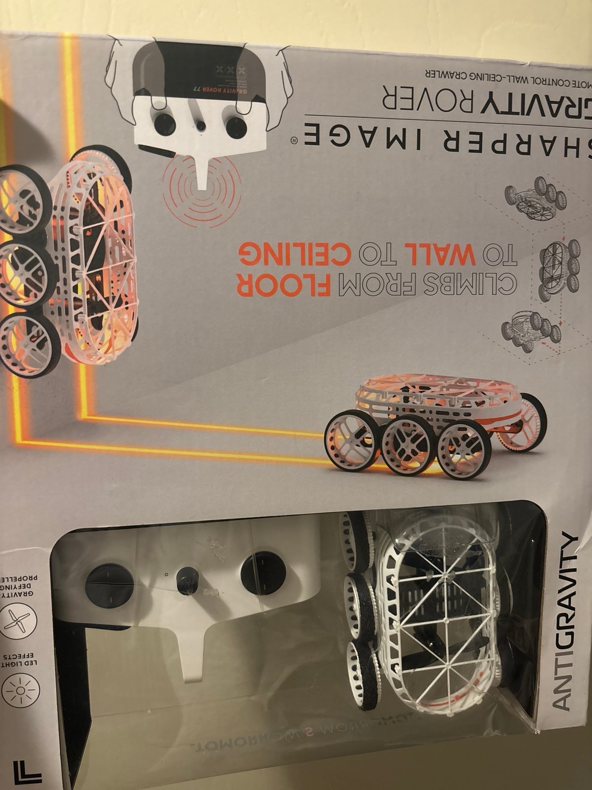 A gravity rover car