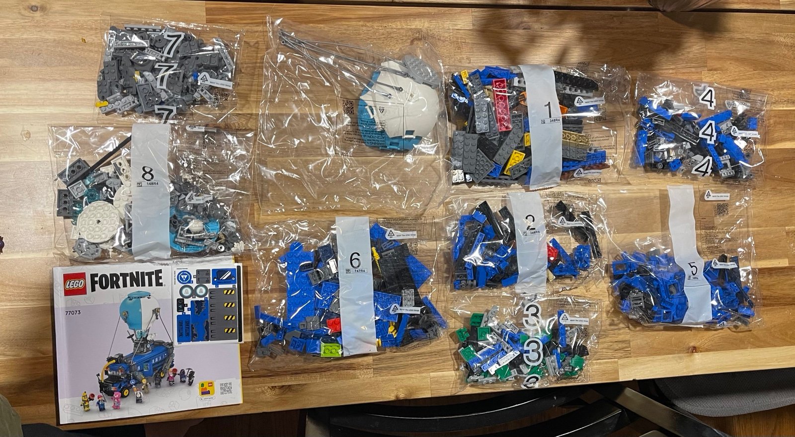 LEGO 77073 Fortnite Battle Bus Build Only No Minifigures