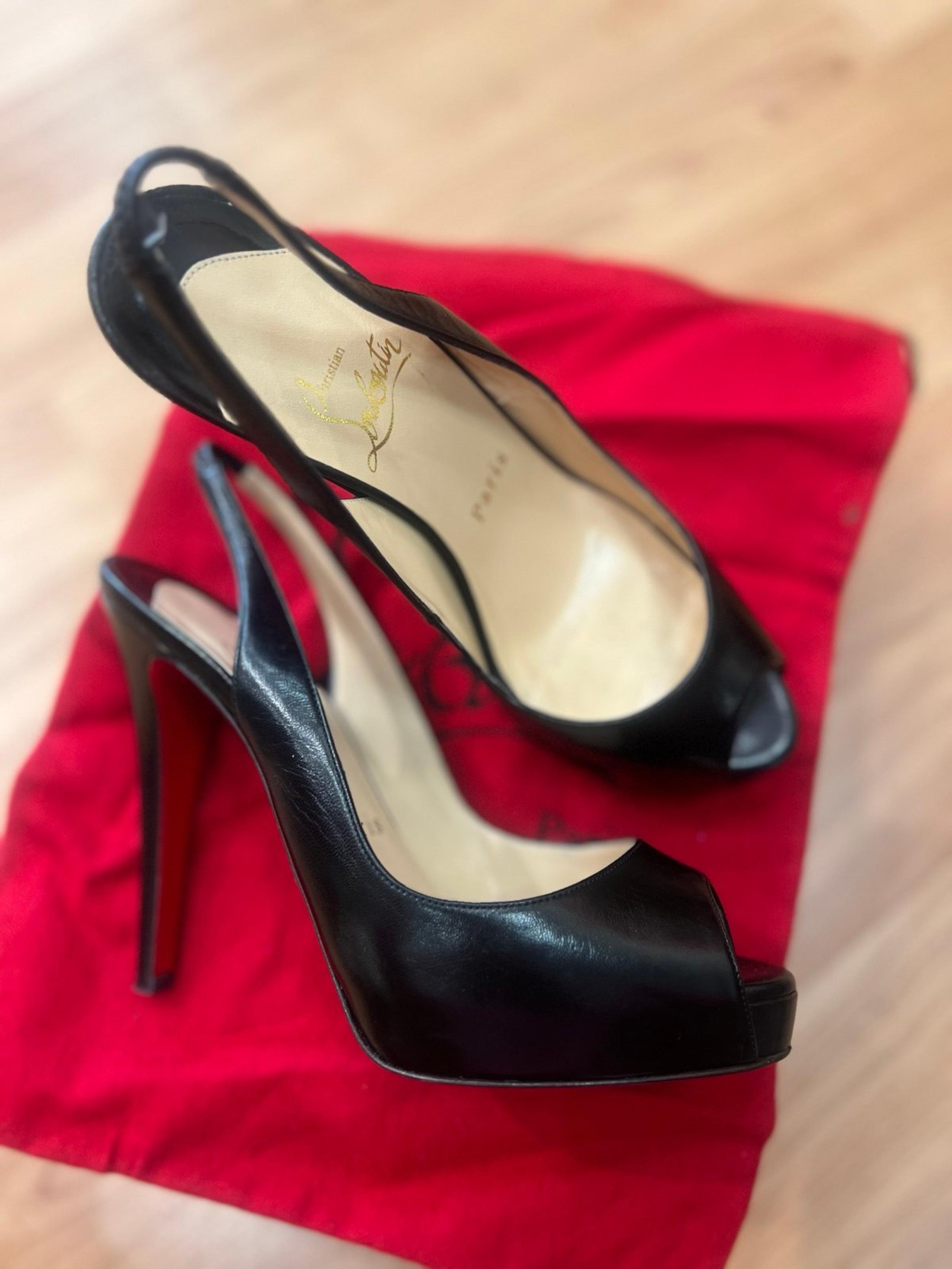 Christian Louboutin open toe heel