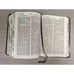 Vintage Holy Bible KJV Giant Print Nelson 544 Gray Bonded Leather 1976 Indexed