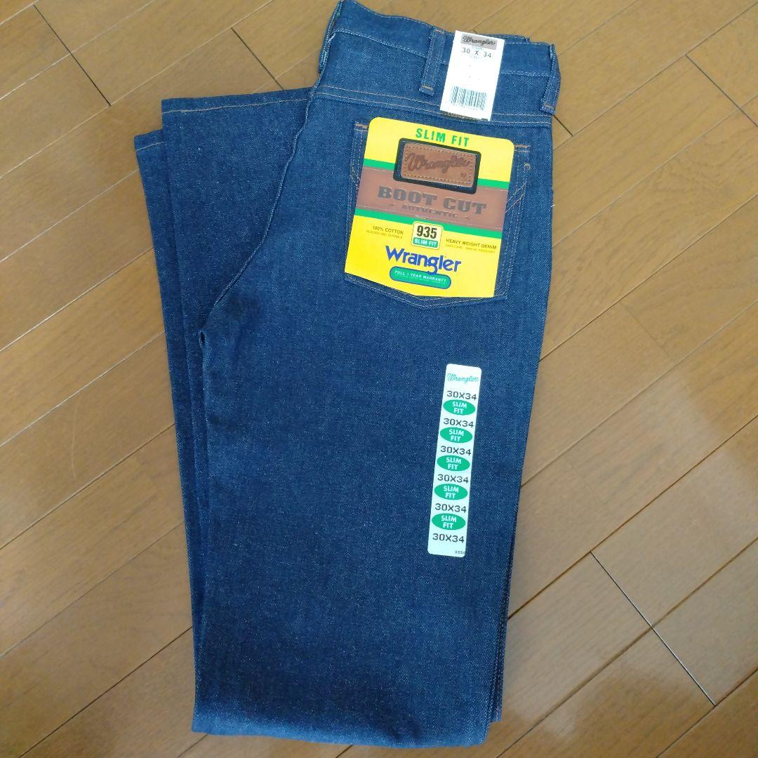 New Wrangler 935NAV Slim Fit Bootcut Jeans, Size W30