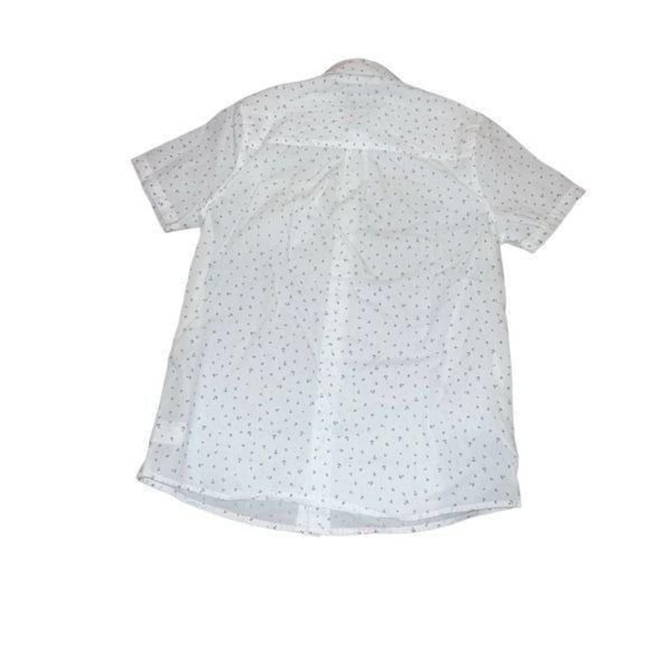 French Toast anchor button up short sleeve poplin shirt XL