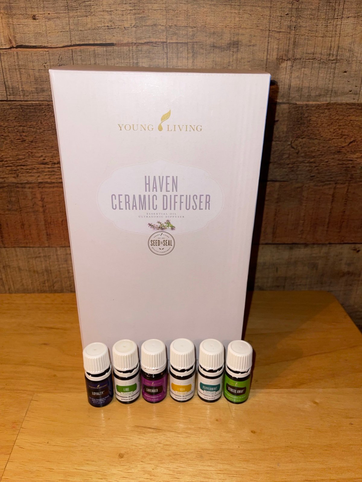 Young Living Haven Ceramic Diffuser and Essential Oils
