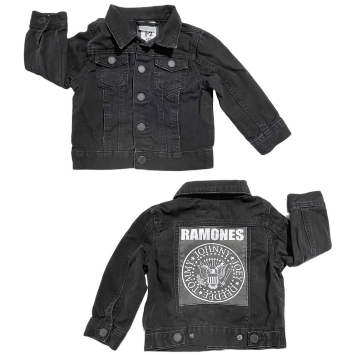 Cotton On Kids Ramones denim jacket 1-2y