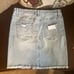 Risen Denim Skirt