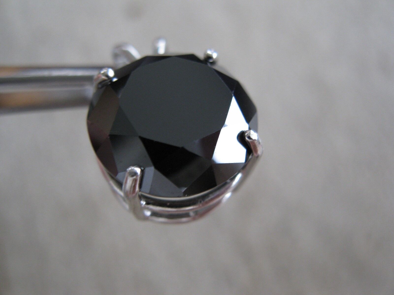 13.50ct NATURAL BLACK DIAMOND NECKLACE/PENDA NT,FREE DIAMOND TESTER,CERTIFI CATE