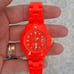Watch Toy Watch, woman, girl, fluorescent orange, watch