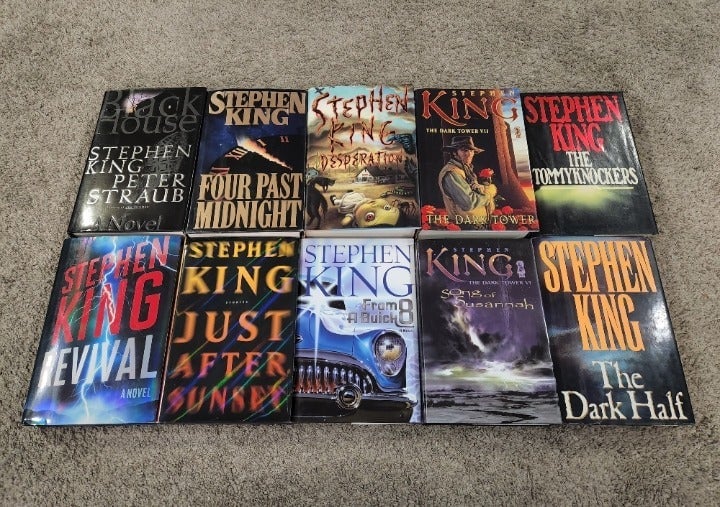 10 Book Stephen King Book Lot