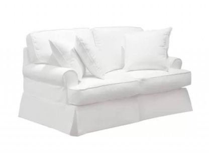 NEW T-loveseat Slipcover - white