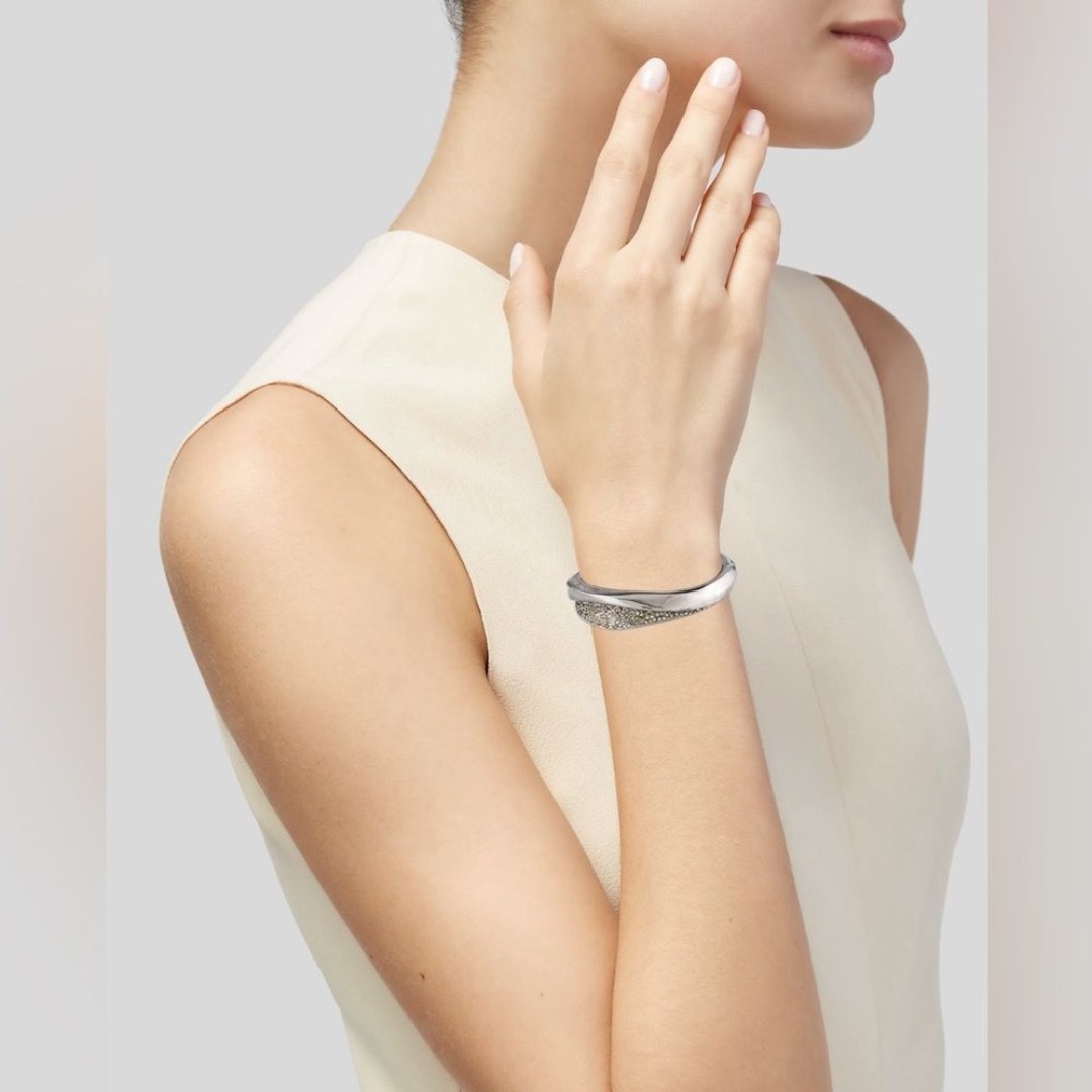 Bonbon Crystal Lucite Hinge Bracelet