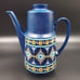 Mid-century Indian Blue Coffee Teapot Winterling Schwarzenbach Bavaria Germany