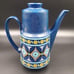 Mid-century Indian Blue Coffee Teapot Winterling Schwarzenbach Bavaria Germany