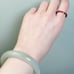 Natural Hetian Nephrite/Jade Bangle Bracelet (55.5 mm)