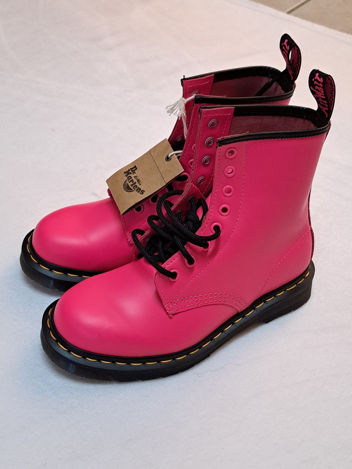 Dr. Martens HOT PINK 1460 Combat Boots
