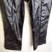 NWT 7 for all mankind Faux Leather Shiny Flare Leg Pants sz M